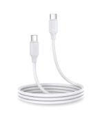 كابل بيانات للشحن السريع من النوع سي إلى نوع سي بقدرة 60 وات بطول 1 متر، أبيض، JR- S-CC060A9 من جوي روم