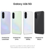 ⁦موبايل ذكي أندرويد سامسونج جالاكسي A36 شبكة الجيل الخامس 5G بسعة تخزينية 256 GB وذاكرة رام 8 GB، مع شاشة عرض كبيرة ومعالج ثماني النواة يدعم 6 تحديثات لنظام التشغيل من سامسونج، أسود⁩ - الصورة ⁦3⁩