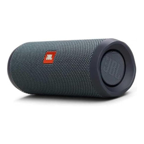 مكبر صوت بلوتوث محمول فليب اسنشيال 2 مع بطارية قابلة لاعادة الشحن من جيه بي ال، مقاوم للماء بدرجة IPX7، مدة تشغيل البطارية 10 ساعات، JBLFLIPES2، أسود فاتح ورمادي غامق