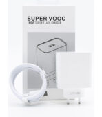 ⁦شاحن سوبر فوك 100 وات بتقنية الشحن السريع مع كابل USB-A إلى نوع سي محول شاحن بطول 1 م⁩ - الصورة ⁦3⁩